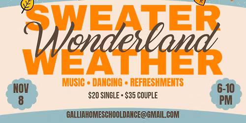 Gallia Homeschoolers & Friends Fall 2025 Dance