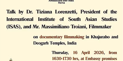 Talk by Dr. Tiziana Lorenzetti and Mr. Massimiliano Troiani
