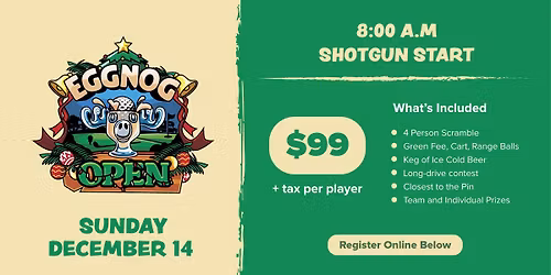 2025 Eggnog Open Golf Scramble