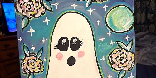 Ghosty Paint and Sip with Erin $25 