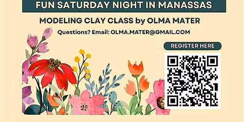 Art Event:\u201dTulips in Bloom\u201d Modeling Clay Workshop