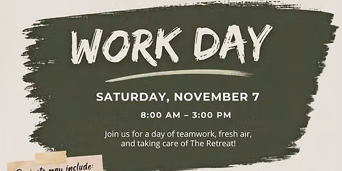 Work Day - The Retreat At Silver Springs