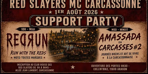 SUPPORT PARTY 2026 - RED SLAYERS MC CARCASSONNE