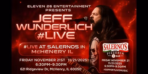 \ud83c\udfb8Jeff Wunderlich - Live Entertainment