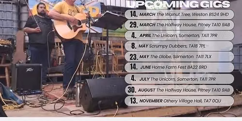 The Somers Affair @ OTHERY Village Hall!