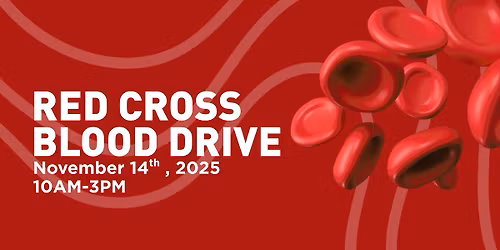 Red Cross Blood Drive - Save the Date!