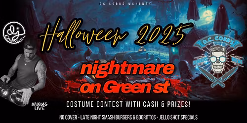 \ud83d\udc7b\ud83c\udf83 2 NIGHTS OF HALLOWEEN 2025 at DC Cobb's McHenry \ud83c\udf83\ud83d\udc7b