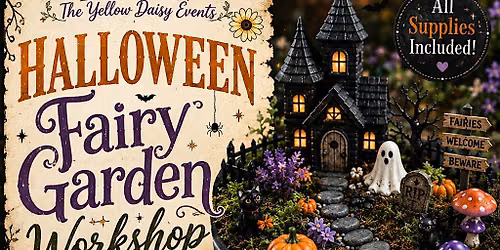Halloween fairy garden