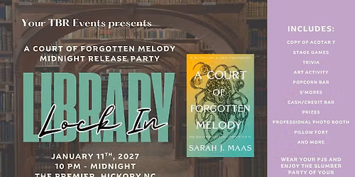 Library Lock-In | ACOTAR 7 Midnight Release