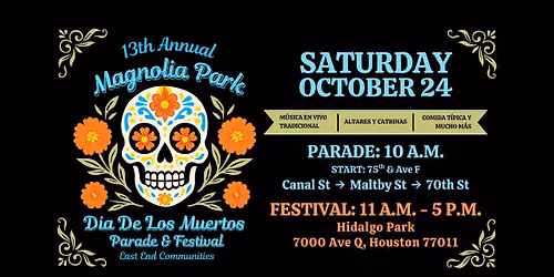 13th Magnolia Park D\u00eda de los Muertos