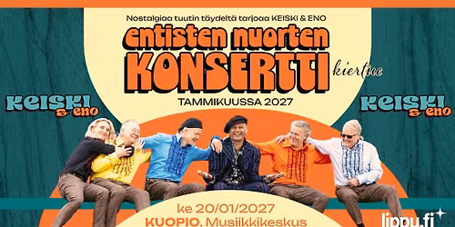 Entisten nuorten konsertti ke 20.1.2027 Kuopio, Musiikkikeskus