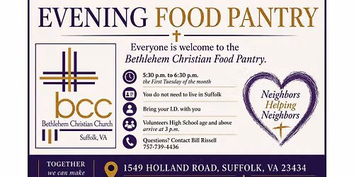 Evening Food Pantry