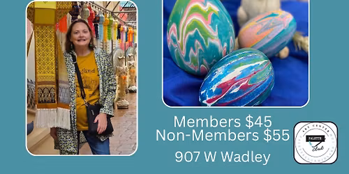 Easter Egg Pour Workshop with Artist Rhodema Cargill