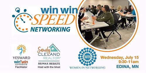 Speed Networking with Women in Networking (WIN): Edina, MN