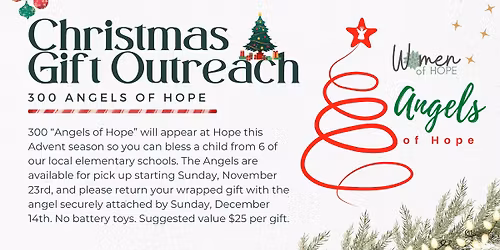 Angels of Hope Christmas Gift Outreach