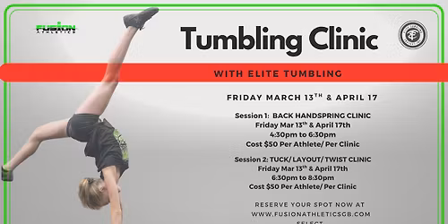 Tumbling Clinic with Elite Tumbling