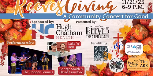 ReevesGiving 2025: Sponsored by Hugh Chatham Health