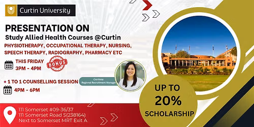 Study Allied Health - Physiotherapy, Ph*rm*cy, Speech Therapy @ Curtin