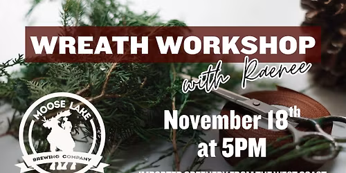 Wreath Workshop w\/ Raenee Bennett at the MLB