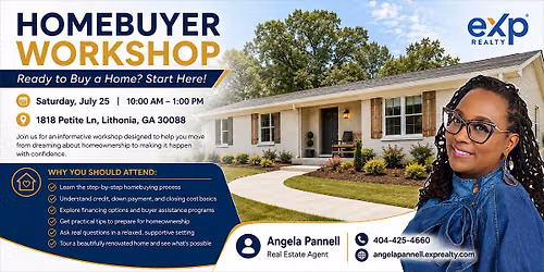 I'm Ready to Buy! A Homebuyer Workshop for 1st Time Buyers!