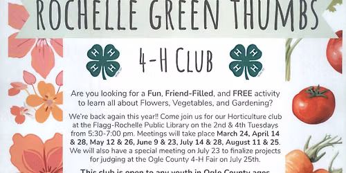 Rochelle Green Thumbs 4H Club - Special Fair Meeting