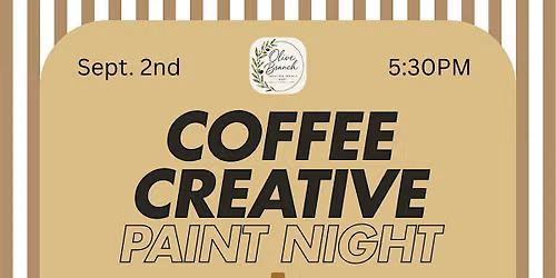 Coffee Creative Paint Night-Sept. 2nd @ Summer Moon-Culebra