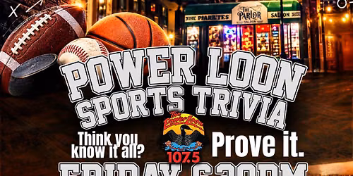 Powerloon Trivia at the Parlor | Sports Night