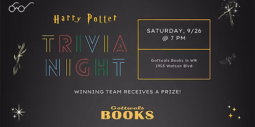 Harry Potter Trivia Night at Gottwals Books