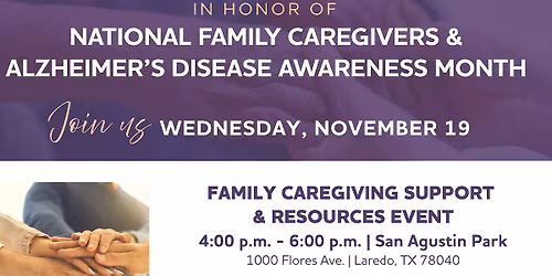 Laredo - Family Caregiving Support & Resources Event