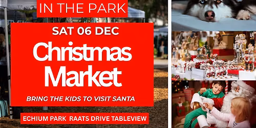MARKET in the PARK ------ Christmas Market (Kids visit SANTA)