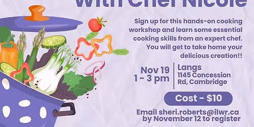 Cooking with Chef Nicole!