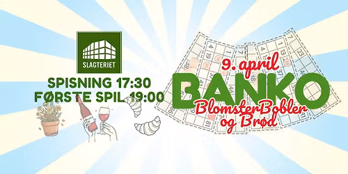 BANKO, BLOMSTER, BOBLER & BR\u00d8D \ud83c\udf38\ud83e\udd42\ud83c\udf5e