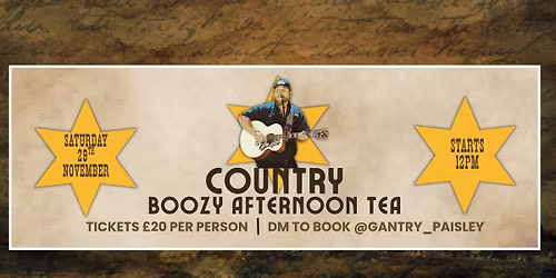 Boozy Afternoon Tea- Country