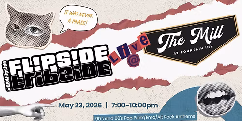 Flipside LIVE at The Mill at Fountain Inn
