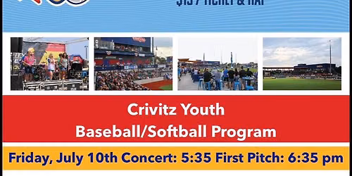Crivitz Youth Baseball and Softball Night with the Rockers