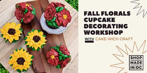 Fall Florals Cupcake Decorating w\/ Cake-wich Craft