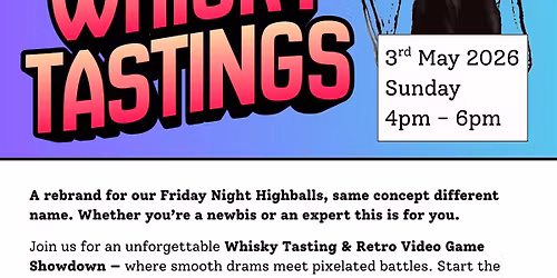 Twisted Whisky Tastings: Gamer Edition
