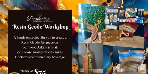 Resin Pour Geode Workshop