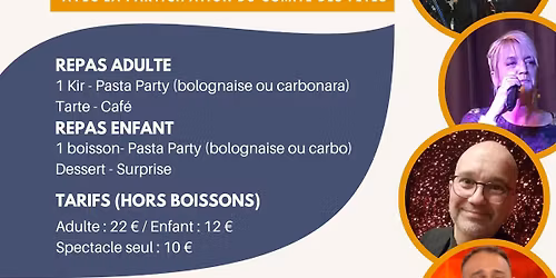 Repas-Spectacle en faveur du T\u00e9l\u00e9thon