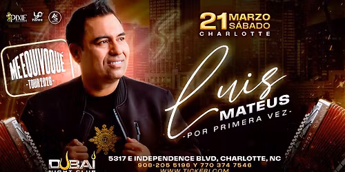 Luis Mateus en Charlotte!