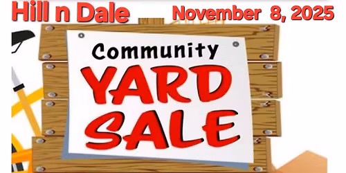 Hill n Dale Community Yard Sale