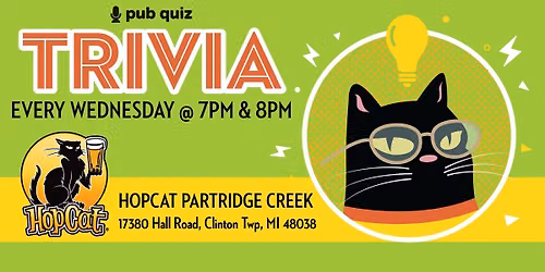 Live Trivia at HopCat Partridge Creek