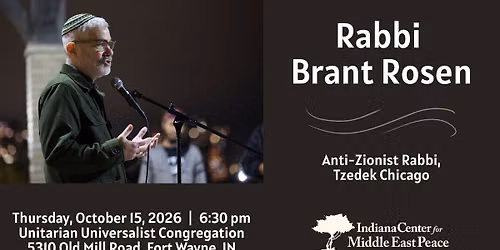 Rabbi Brant Rosen: Anti-Zionist Rabbi