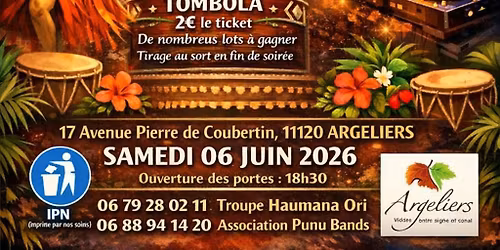 Grand gala polynesien \u00e0 ARGELIERS SUR AUDE