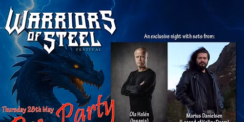LIMITED Pre-Party with Ola Hal\u00e9n + Marius Danielsen