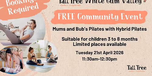 FREE Community Event | Mums and Bub's Pilates 