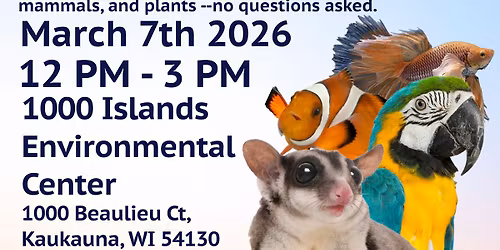 Exotic Pet Surrender Event - Kaukauna