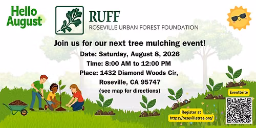 Mulching Event at Dugan Park - 8\/8\/26