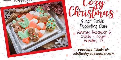 Cozy Christmas Sugar Cookie Decorating Class