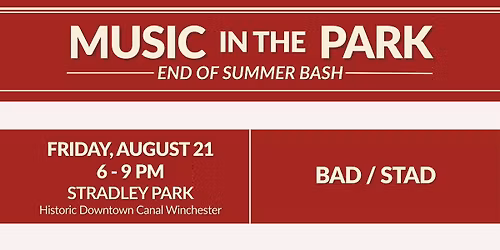 Music in the Park \/ End of Summer Bash